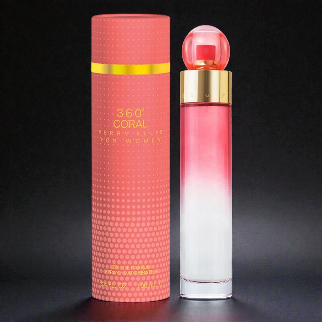 360° Coral Perry Ellis: El EDP Floral Afrutado. ¡Vive la Frescura Dulce y Cautivadora!