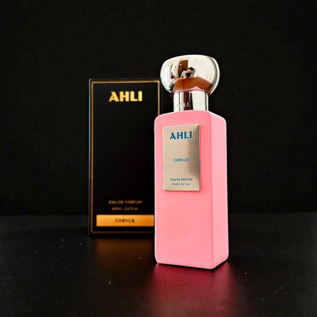 Ahli Corvus EDP: La Explosión Frutal de Fresa y Frambuesa sobre Vainilla y Cachemira. ¡Elegancia y Poder Inolvidables!